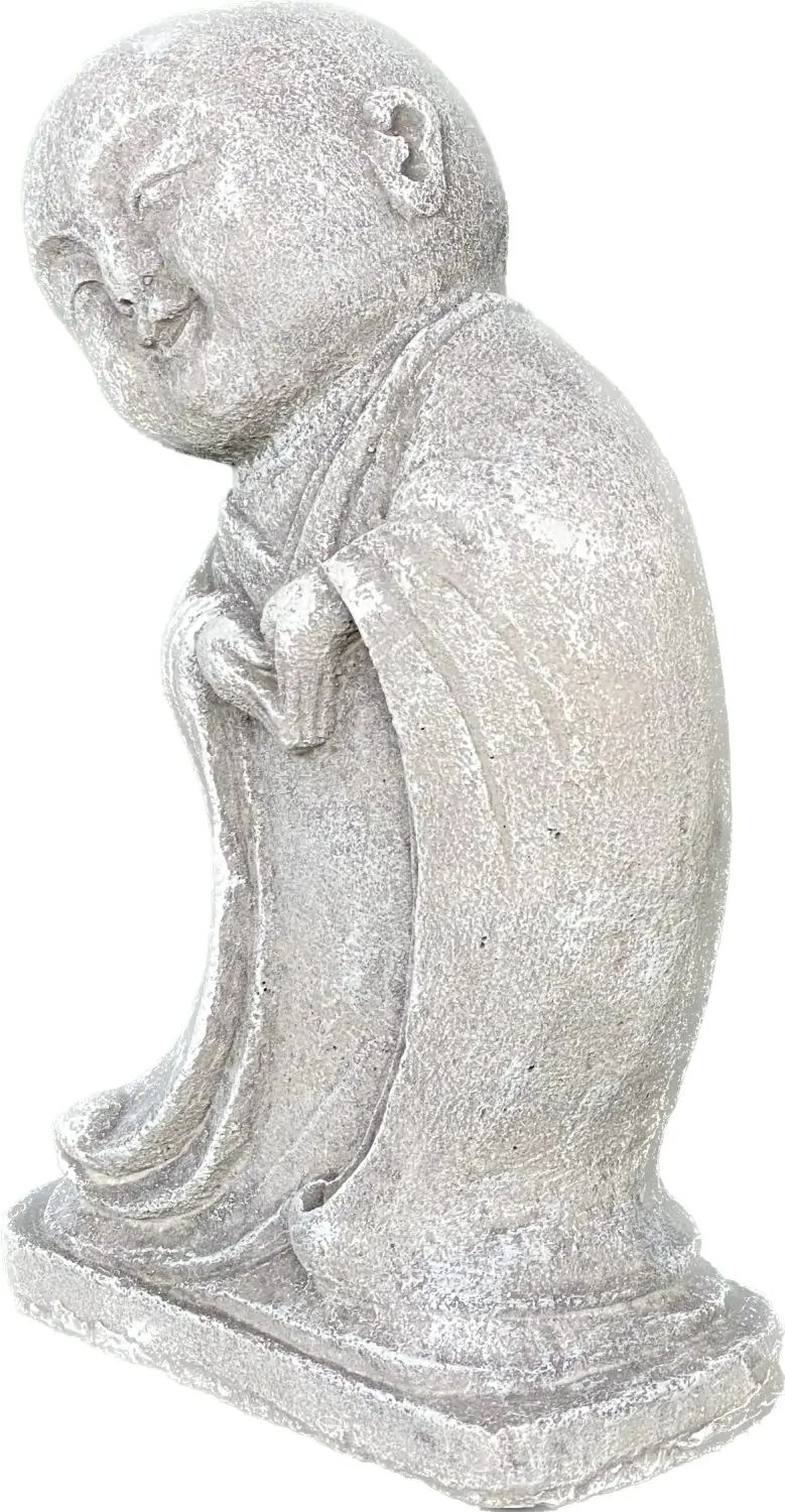  Product image 4 of the product “Ming - Monk, standing, bent sideways 25 cm H | cast stone ”